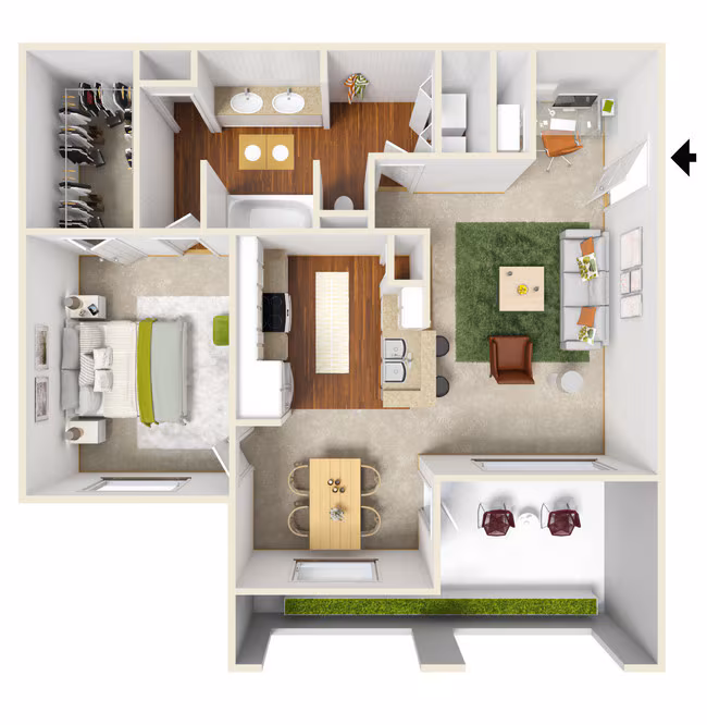 Unit 1027 1027 floor plan